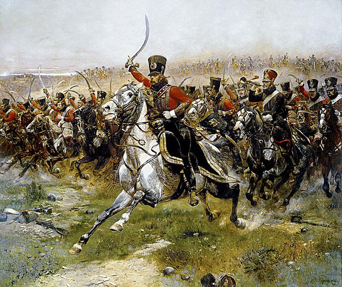 Edouard Detaille Charge of the 4th Hussars at the battle of Friedland, 14 June 1807 Germany oil painting art